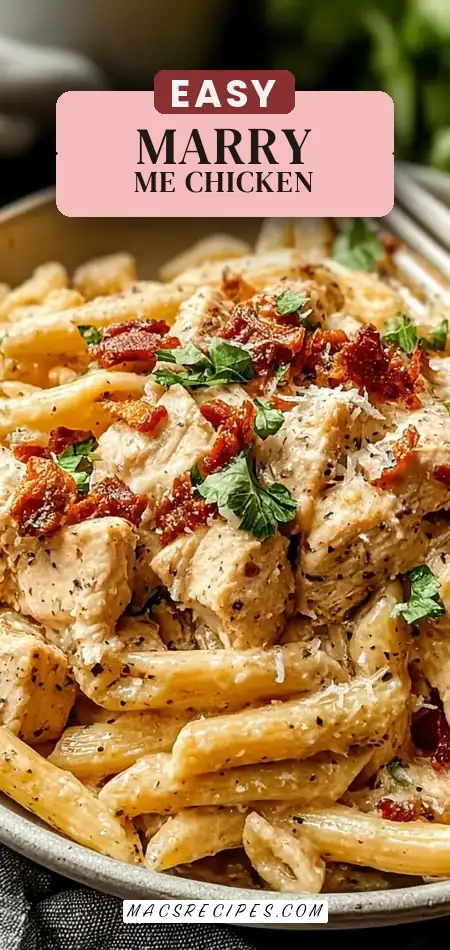 Marry Me Chicken Pasta