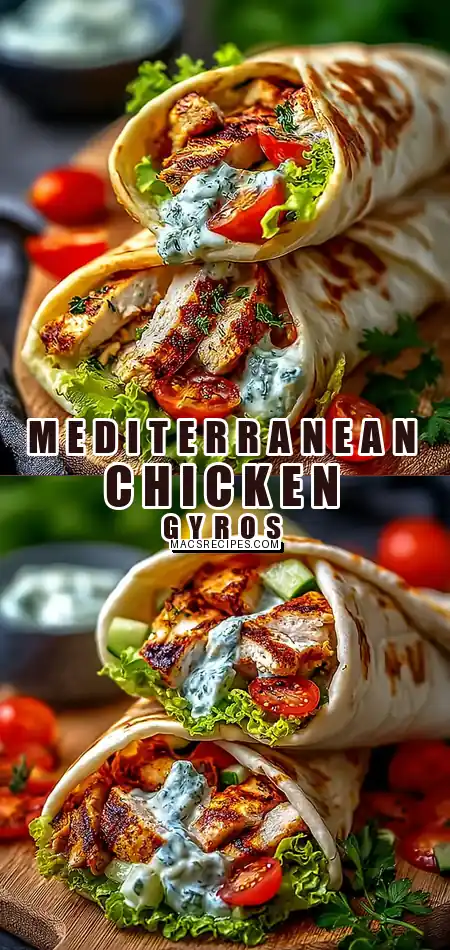 Mediterranean Chicken Gyros