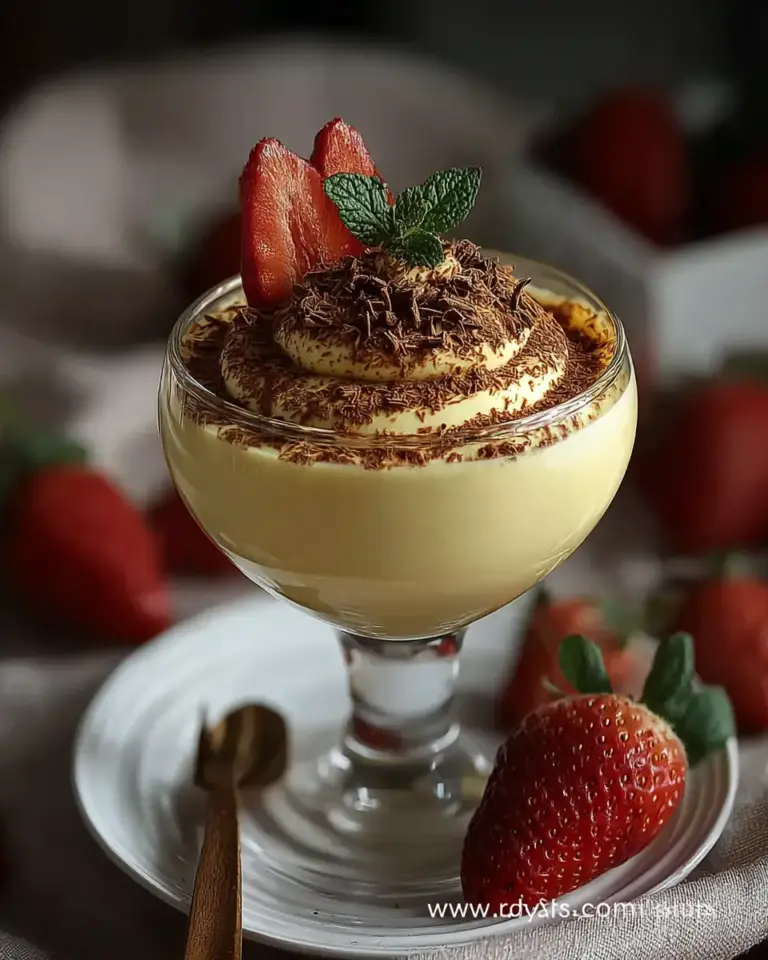 A delicious plate of Mastering Italian Dessert Zabaione
