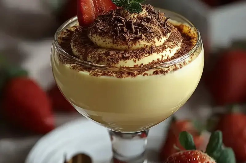 A delicious plate of Mastering Italian Dessert Zabaione