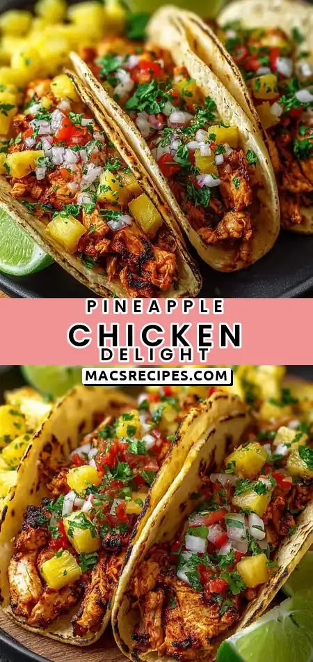 Pineapple Chicken Tacos