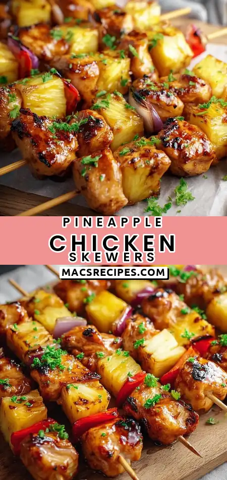 Pineapple Chicken Kabobs