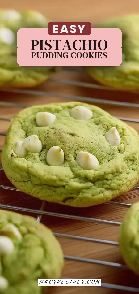Pistachio Pudding Cookies