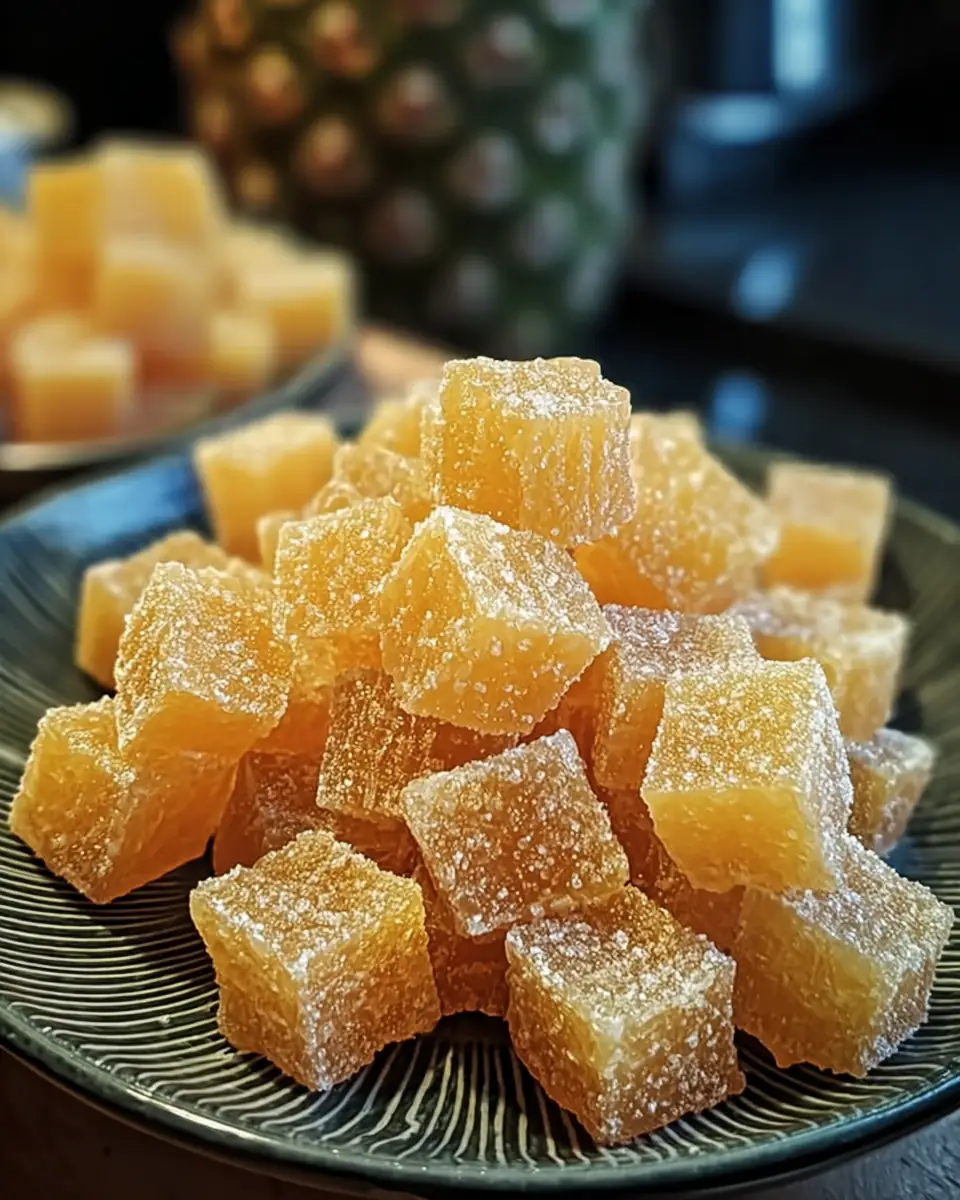 A delicious plate of Pineapple Cowboy Candy