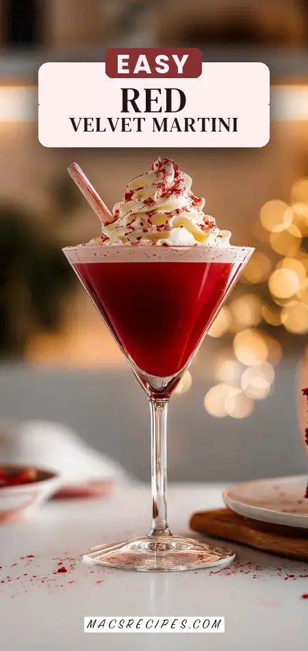 Red Velvet Martini