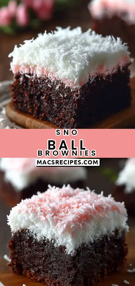 Sno Ball Brownies Recipe