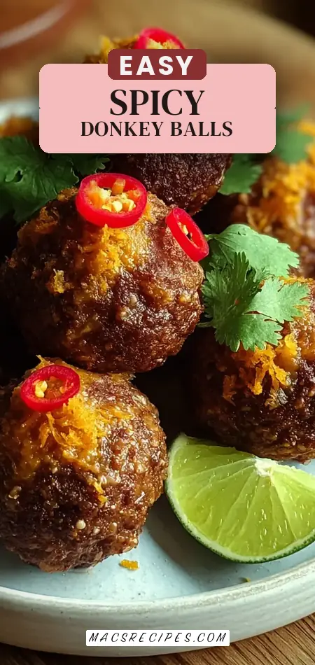 Spicy Mexican Donkey Balls
