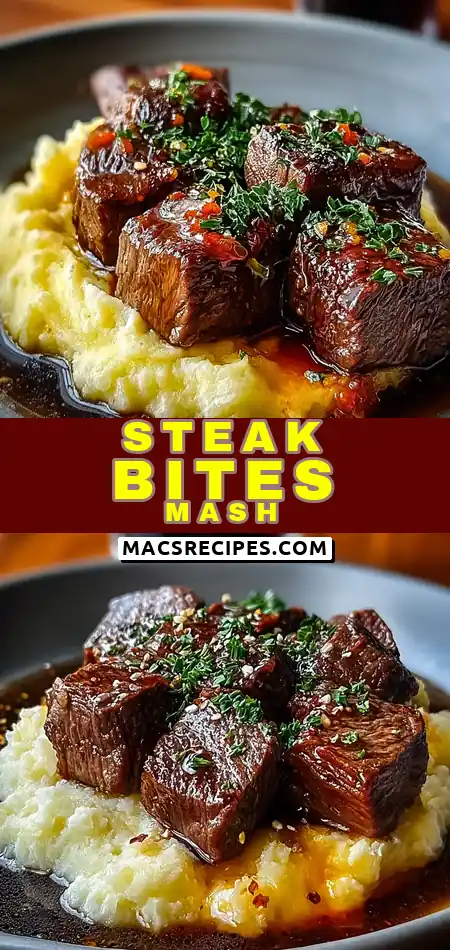 Savory Steak Bites with Creamy Mash