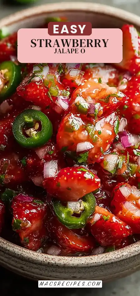 Strawberry Jalapeño Salsa
