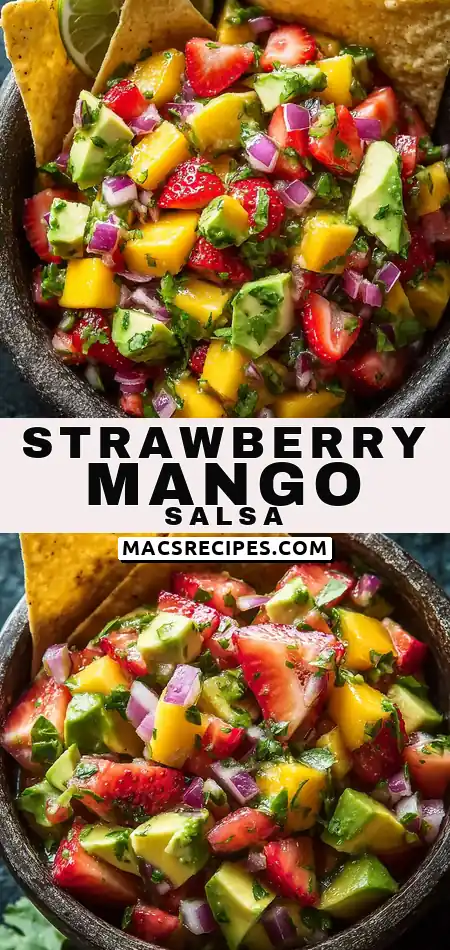 Avocado Strawberry Mango Salsa