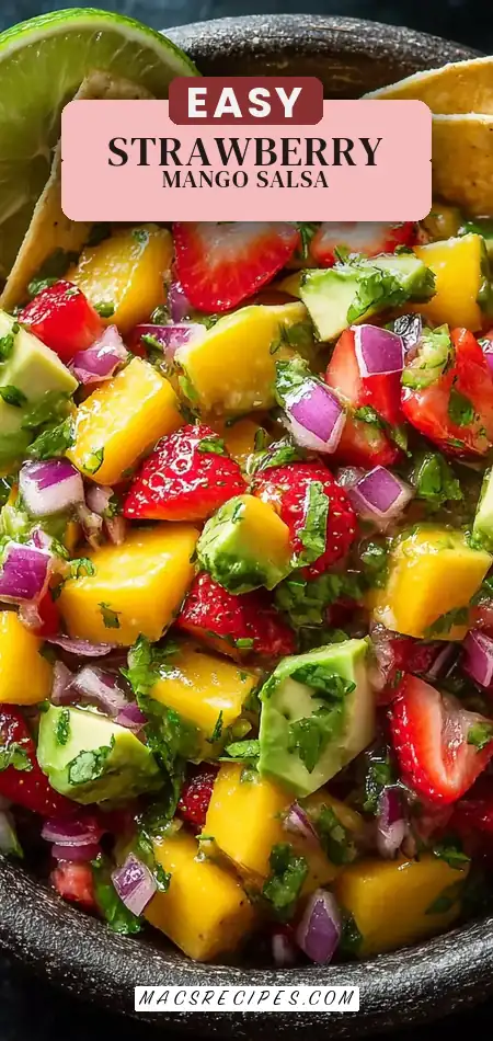 Avocado Strawberry Mango Salsa