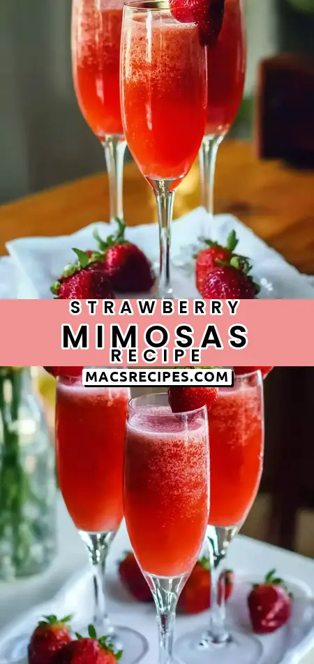 Strawberry Mimosas Recipe