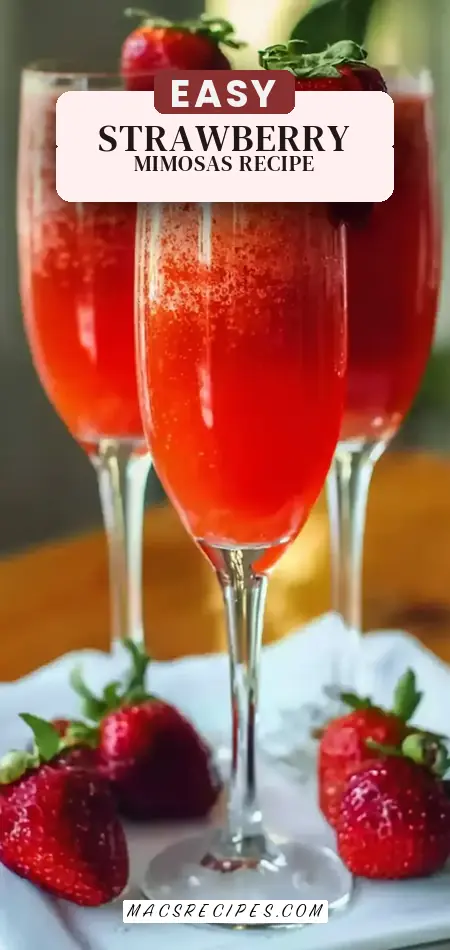 Strawberry Mimosas Recipe