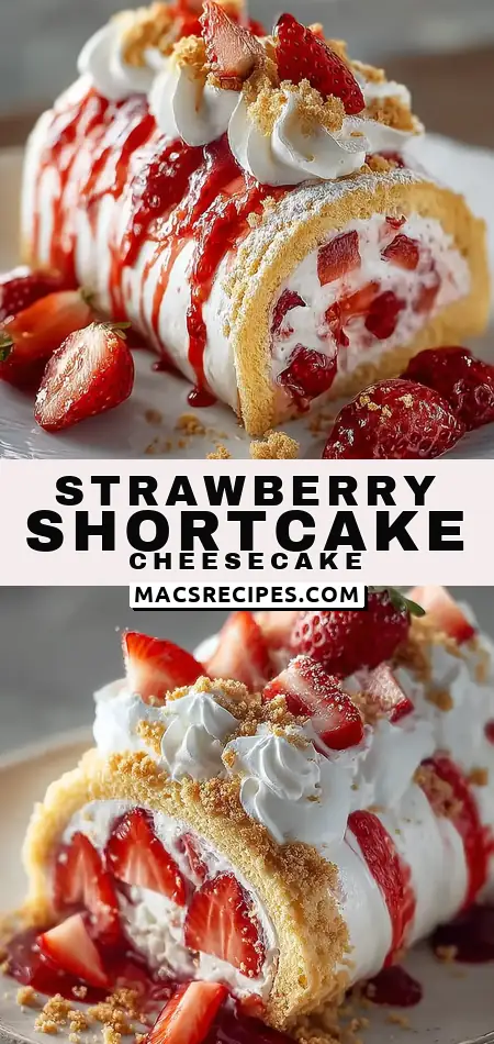 Strawberry Shortcake Cheesecake