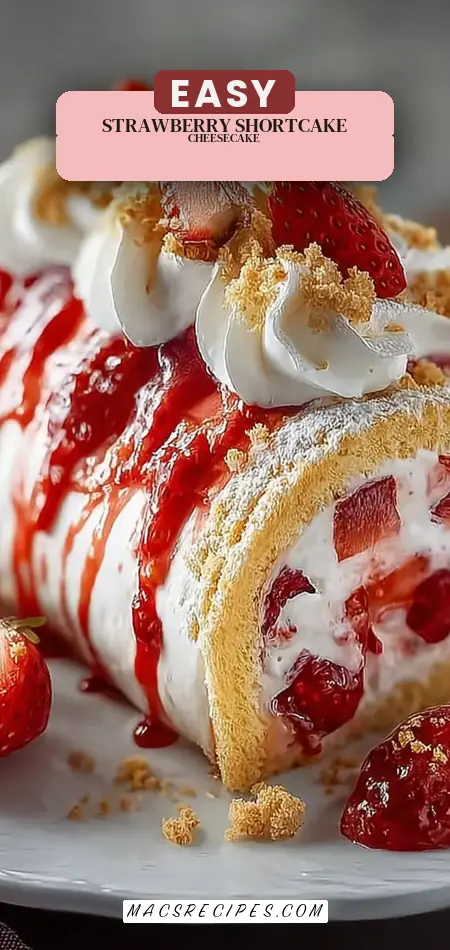 Strawberry Shortcake Cheesecake