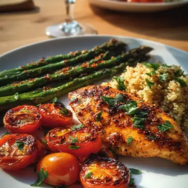 A delicious plate of Spring Dinner Party Menu Ideas for Unforgettable Gatherings