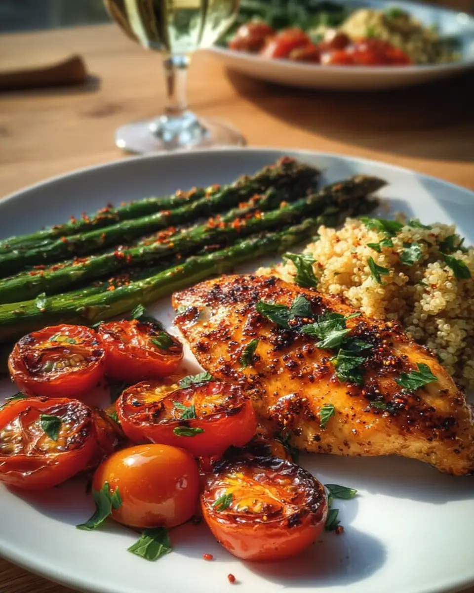 A delicious plate of Spring Dinner Party Menu Ideas for Unforgettable Gatherings