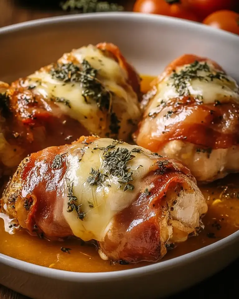A delicious plate of Succulent Italian Chicken Saltimbocca