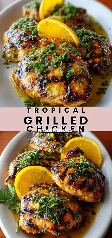 Key West Grilled Chicken with Tropical Citrus Marinade