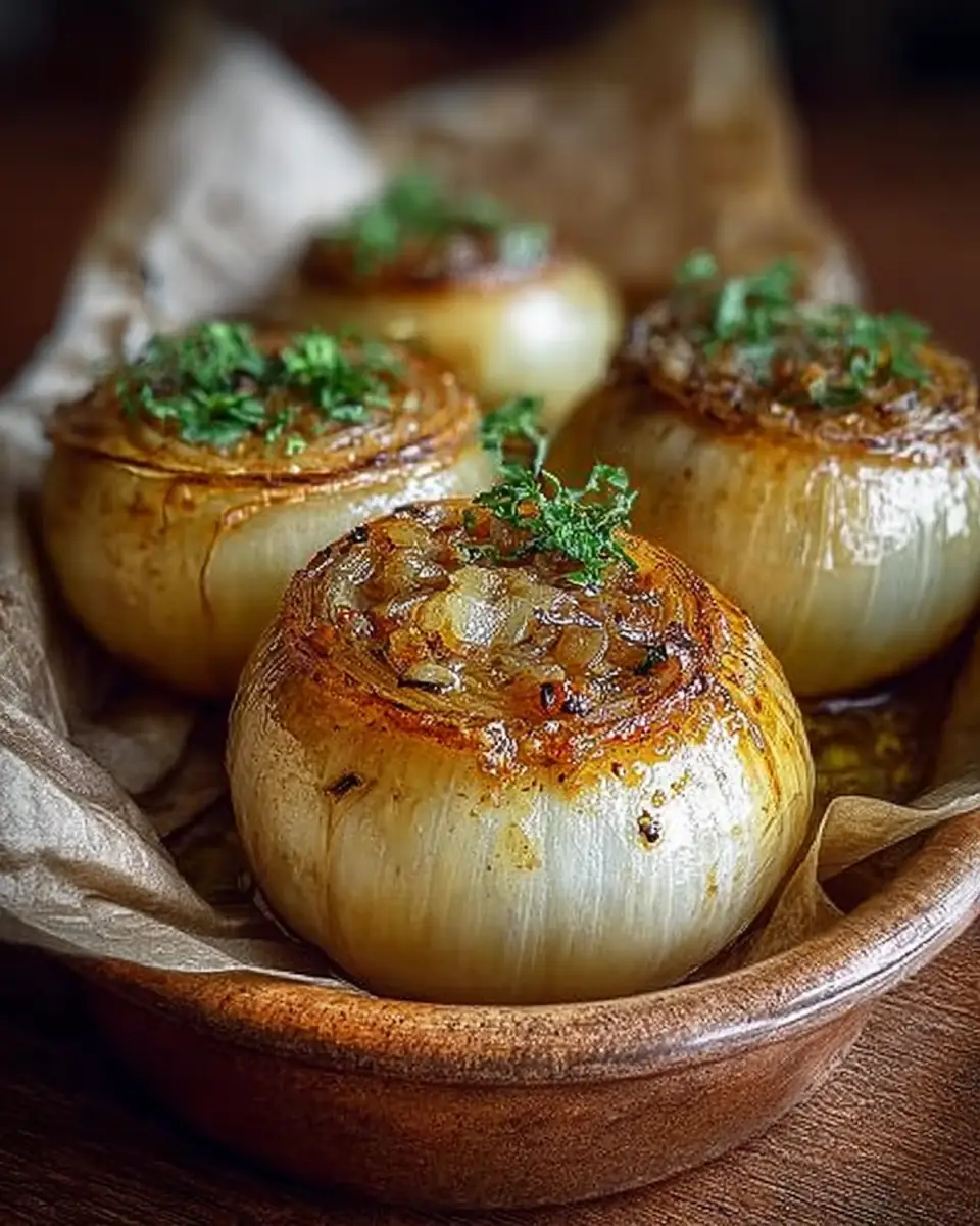 A delicious plate of Tender Buttered Onions Everyone Is Making on TikTok