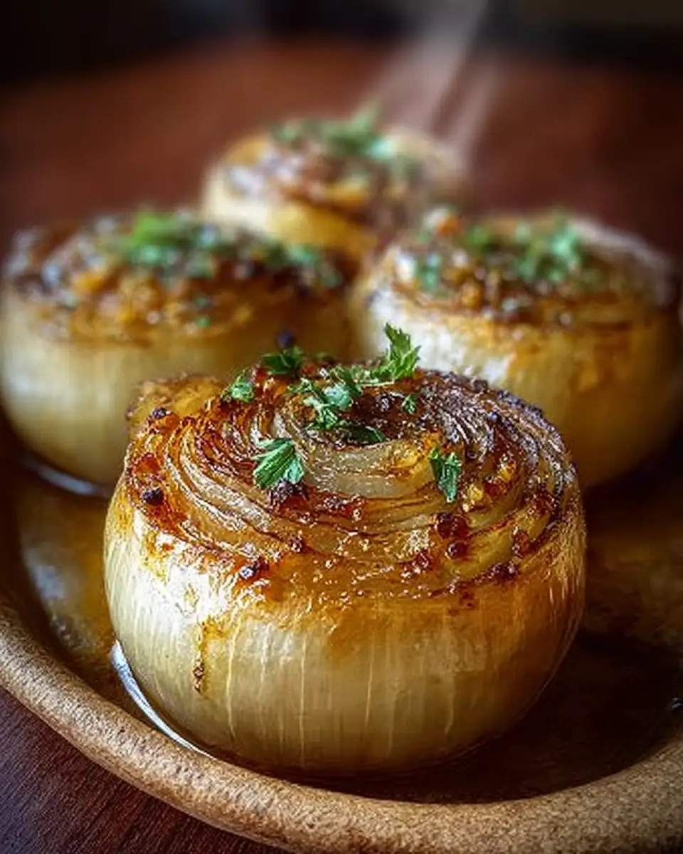 A delicious plate of Tender Buttered Onions Everyone Is Making on TikTok