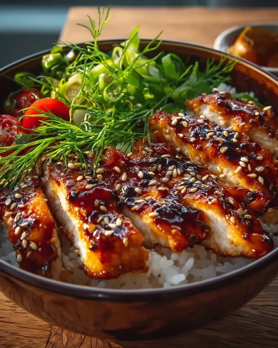 A delicious plate of Teriyaki Chicken