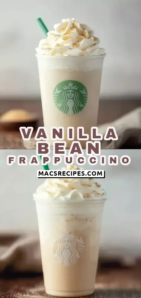 Vanilla Bean Frappuccino