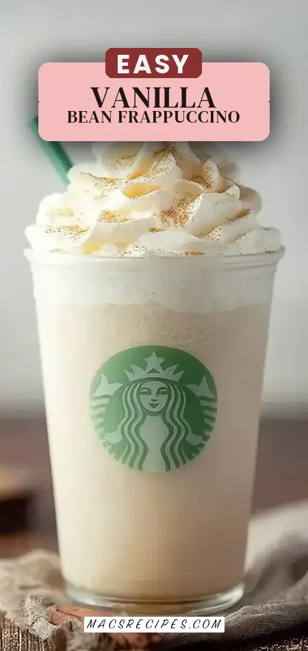 Vanilla Bean Frappuccino