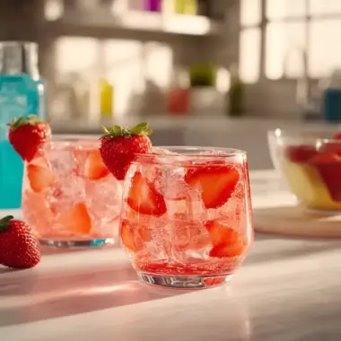 A delicious plate of Valentine’s Mocktail