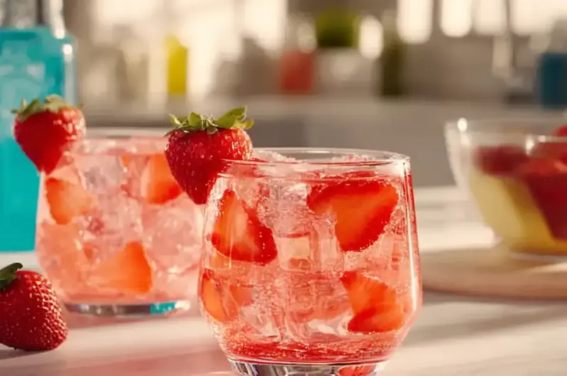 A delicious plate of Valentine’s Mocktail