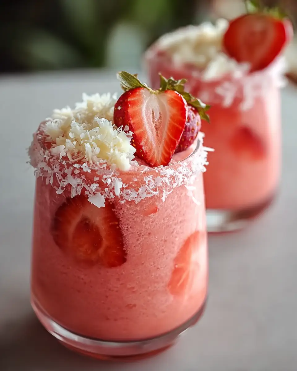 A delicious plate of galentines/valentines mocktail