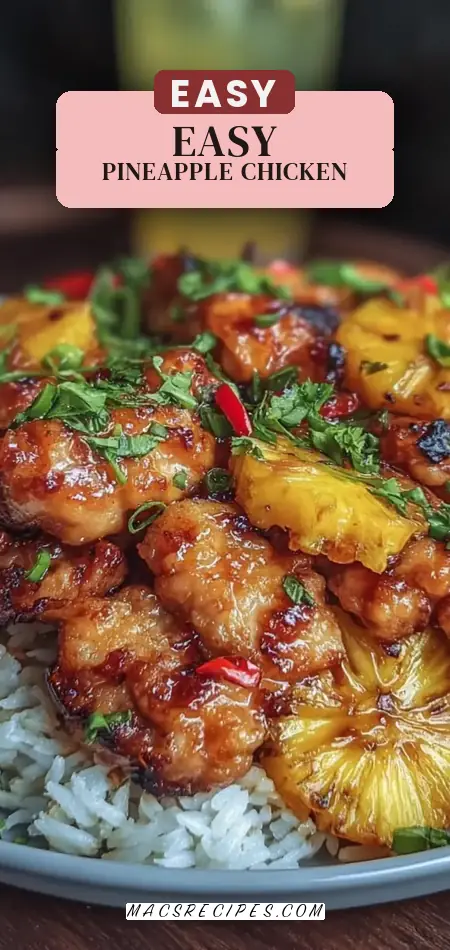 Easy Pineapple Chicken with Rice