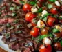 Grilled Flank Steak Caprese with Balsamic Dressing
