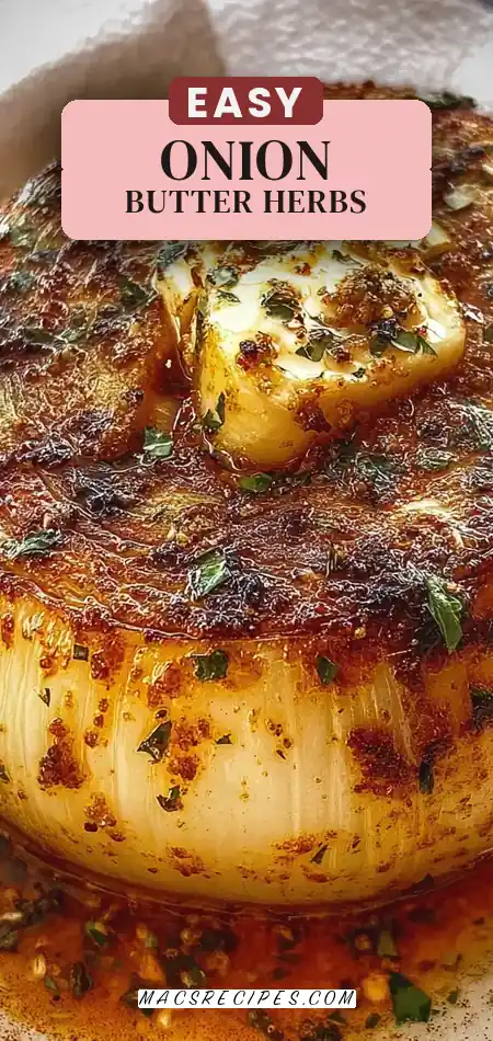 Onion Bake with Butter and Herbs Recipe