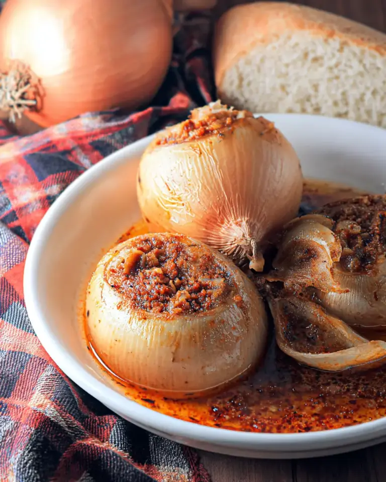 A delicious plate of Onion Boil Recipe