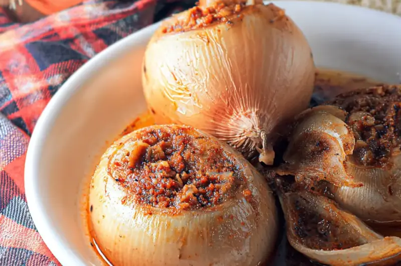 A delicious plate of Onion Boil Recipe