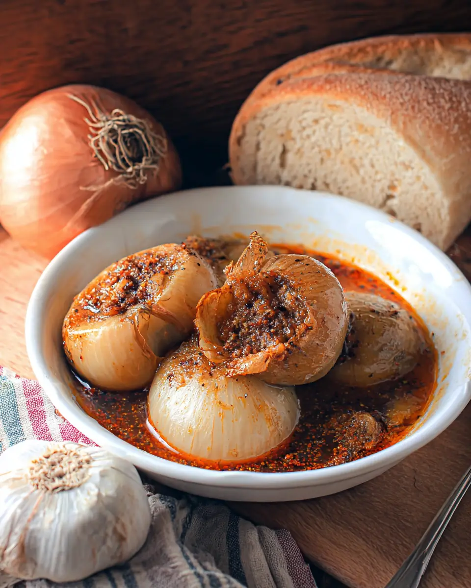 A delicious plate of Onion Boil Recipe