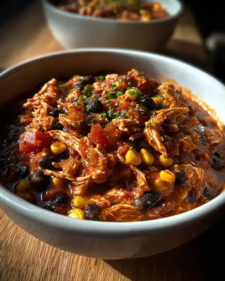 A delicious plate of 5-Star Chicken Mexican Recipes Crockpot for Busy Nights
